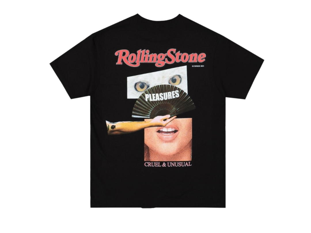 Pleasures Pleasures Rolling Stone T-Shirt Black