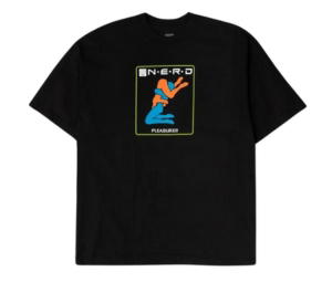 Buy Pleasures X N.E.R.D. Provider T-Shirt Black at Sasom – Authentic and Ready to Ship