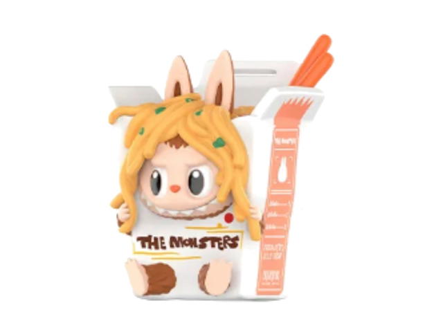 Pop Mart (เช็คการ์ด) Pop Mart Chow Mein Labubu The Monsters Wacky Mart Series Figures - view 1