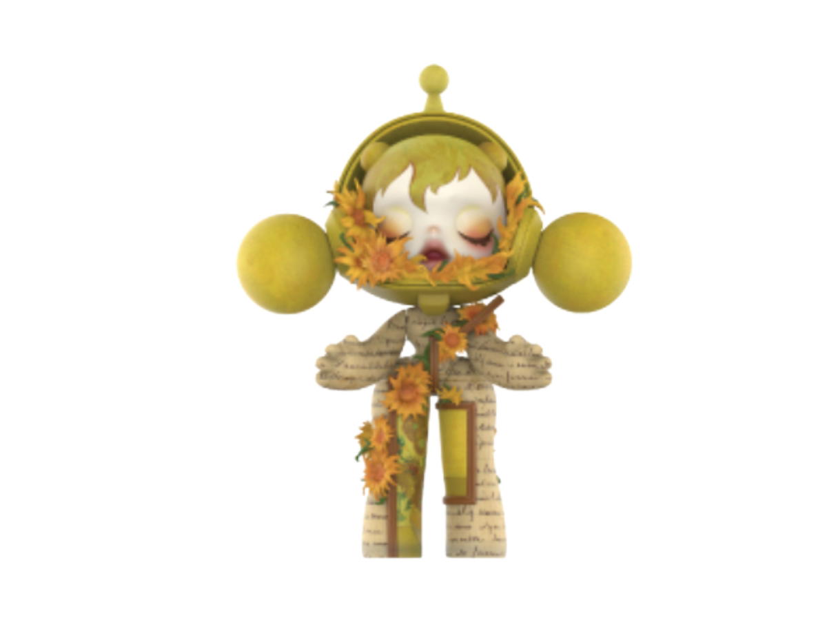 Pop Mart Pop Mart Mega A Skullpanda 1000% Van Gogh Museum Sunflowers