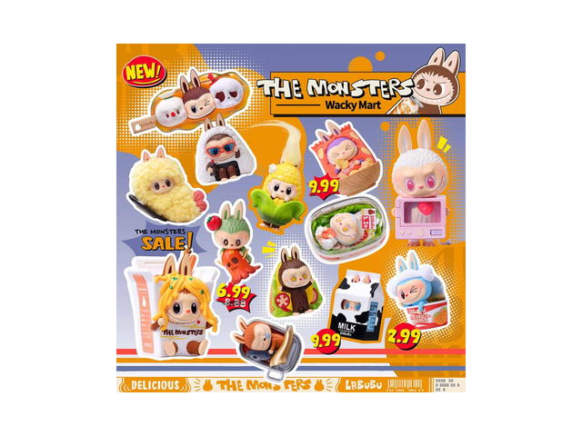 Pop Mart Pop Mart Labubu The Monsters Wacky Mart Series Figures Whole Set - view 2