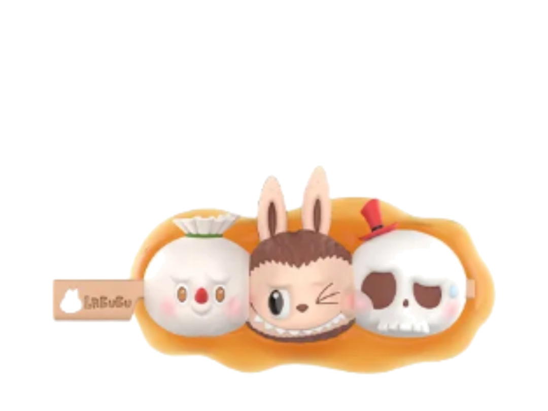 Pop Mart (เช็คการ์ด) Pop Mart Yakitori Labubu The Monsters Wacky Mart Series Figures