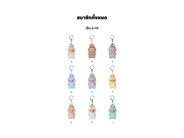 Pop Mart Pop Mart The Monsters Pin For Love Series-Vinyl Plush Pendant Blind Box (A-M) Single Box - view 2