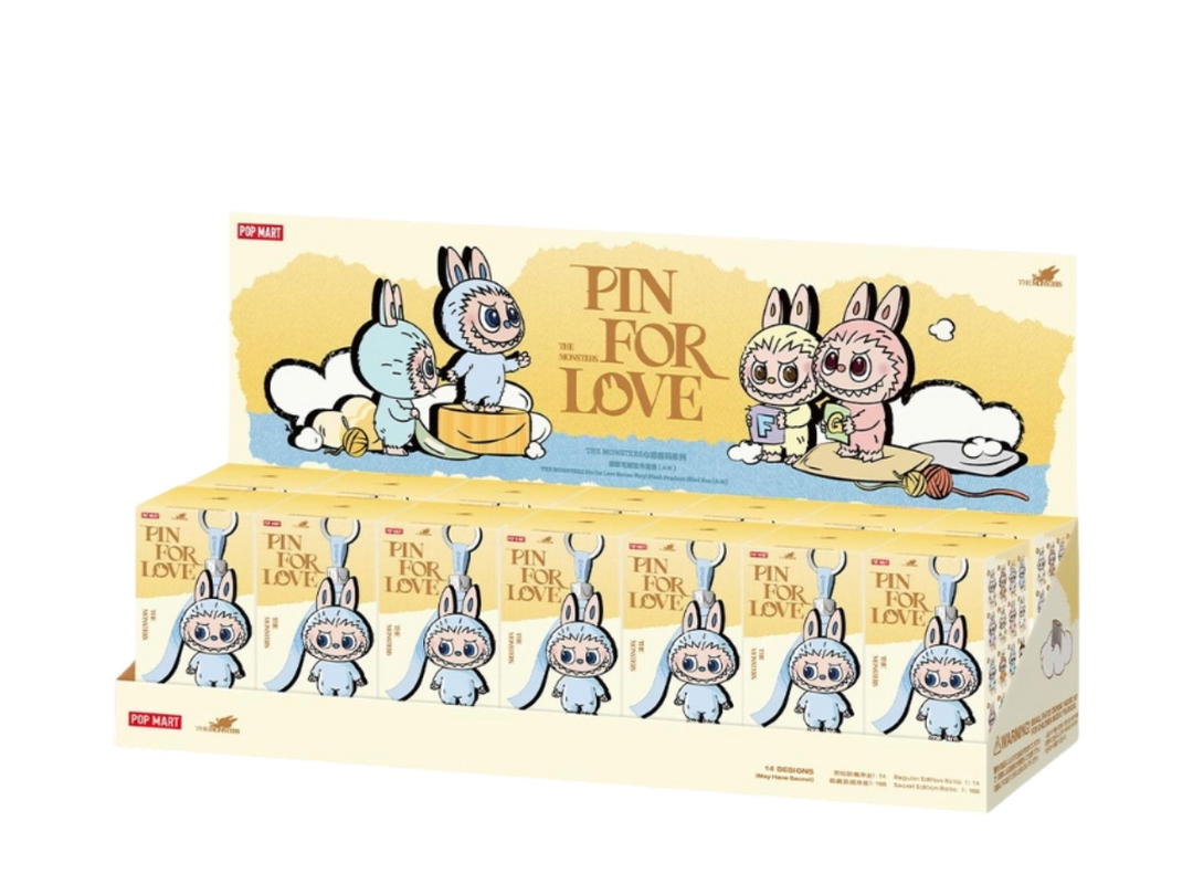 Pop Mart Pop Mart Labubu The Monsters Pin For Love Series-Vinyl Plush Pendant Blind Box (A-M) Whole Set