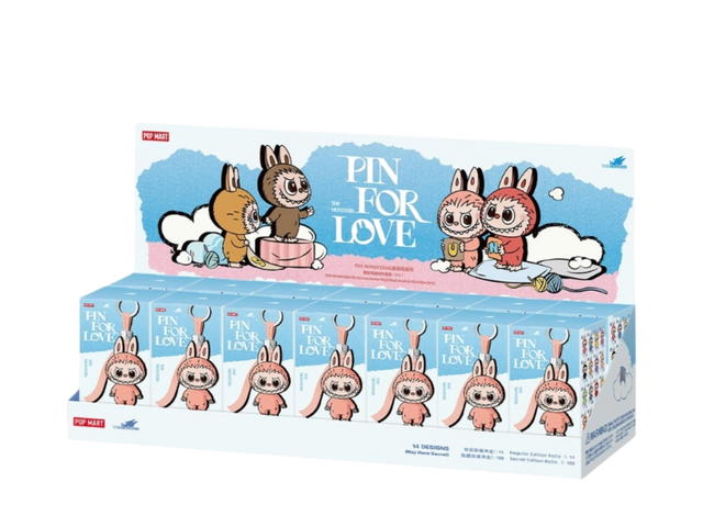 Pop Mart Pop Mart Labubu The Monsters Pin For Love Series-Vinyl Plush Pendant Blind Box (N-Z) Whole Set - view 1