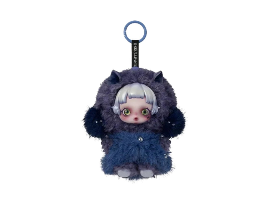 Pop Mart (เช็คการ์ด) Pop Mart Cerberus Skullpanda You Found Me! Series Plush Doll Pendant