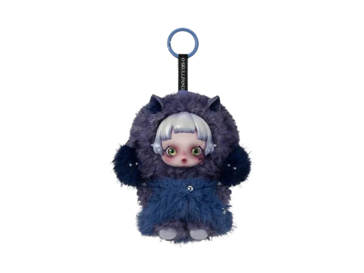 Pop Mart (เช็คการ์ด) Pop Mart Cerberus Skullpanda You Found Me! Series Plush Doll Pendant