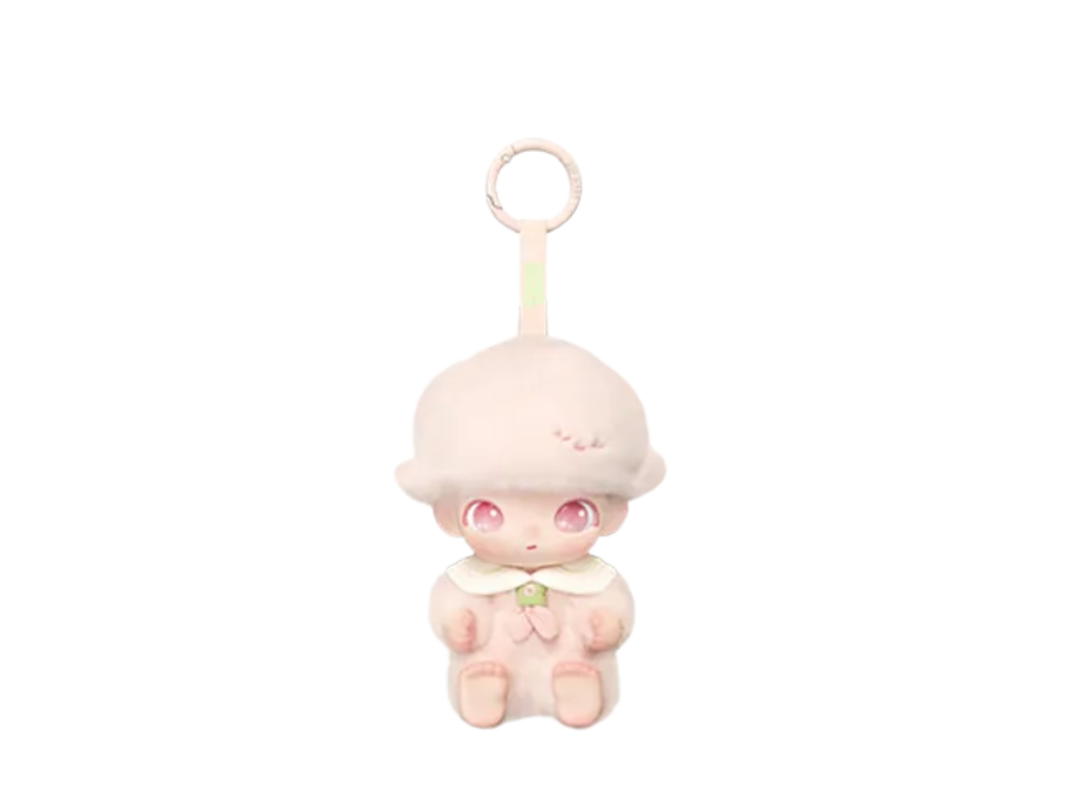 Pop Mart (เช็คการ์ด) Pop Mart Attachment Dimoo Journal Of New Life Series-Vinyl Plush Pendant Blind Box