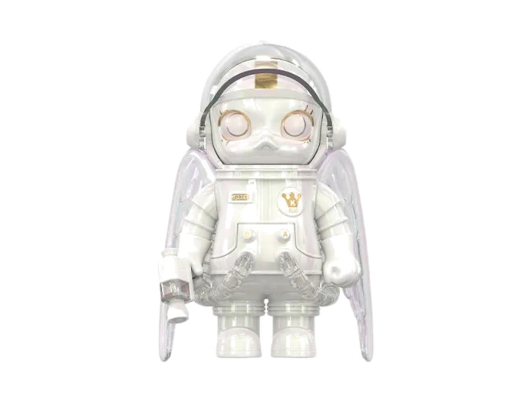 Pop Mart (เช็คการ์ด) Pop Mart Angel (Secret 02) Mega Space Molly 100% Series4