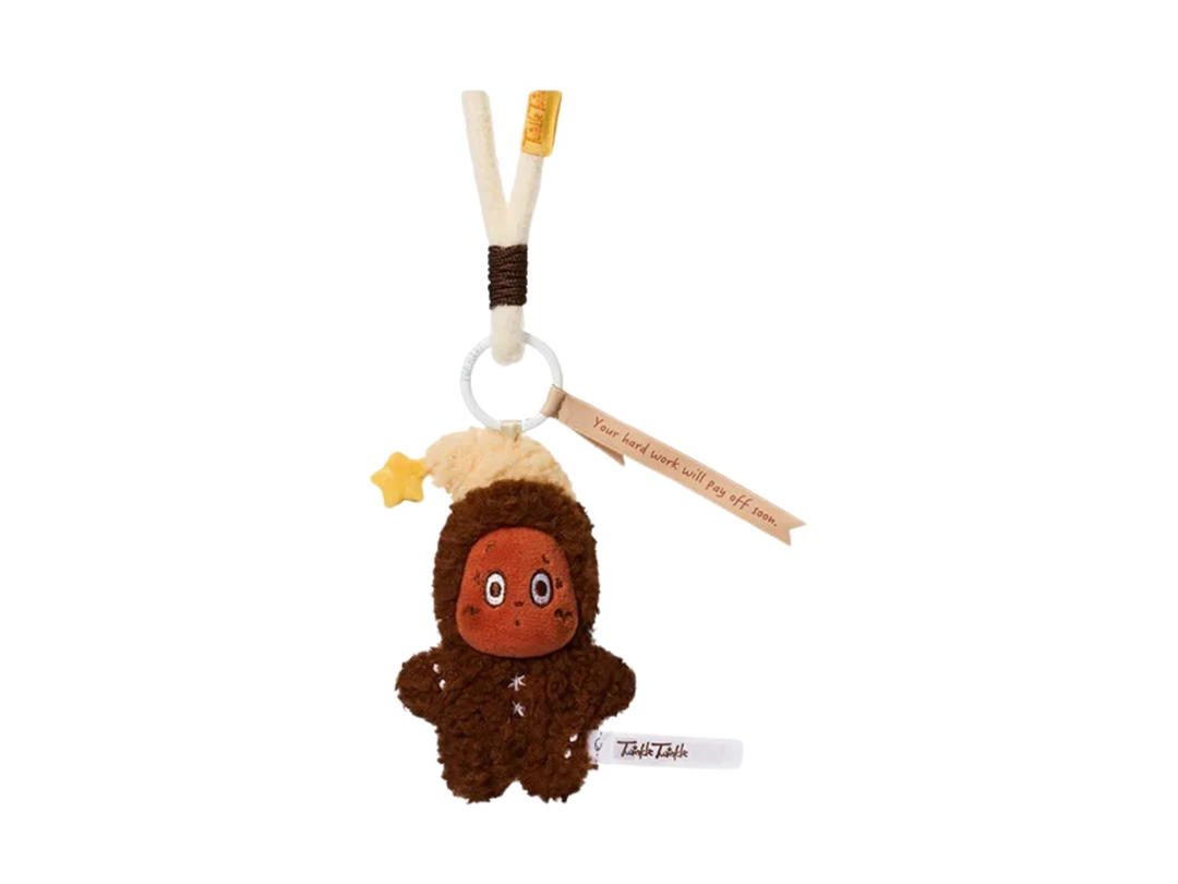 Pop Mart (เช็คการ์ด) Pop Mart Bitter Coffee Twinkle Twinkle Savor the Moment Series-Fresh-Baked Mini Cookies Plush Pendant Blind Box