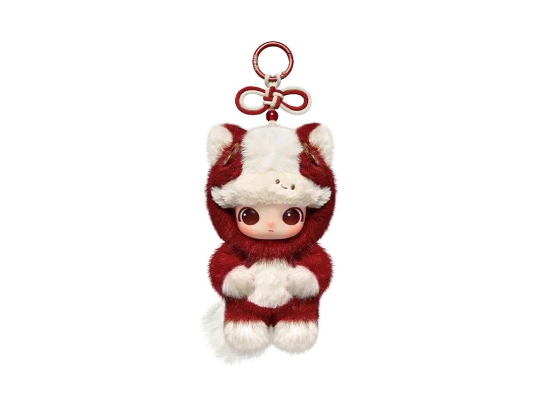 Pop Mart (เช็คการ์ด) Pop Mart Bright Future Have A Good Run Series Plush Pendant Blind Box