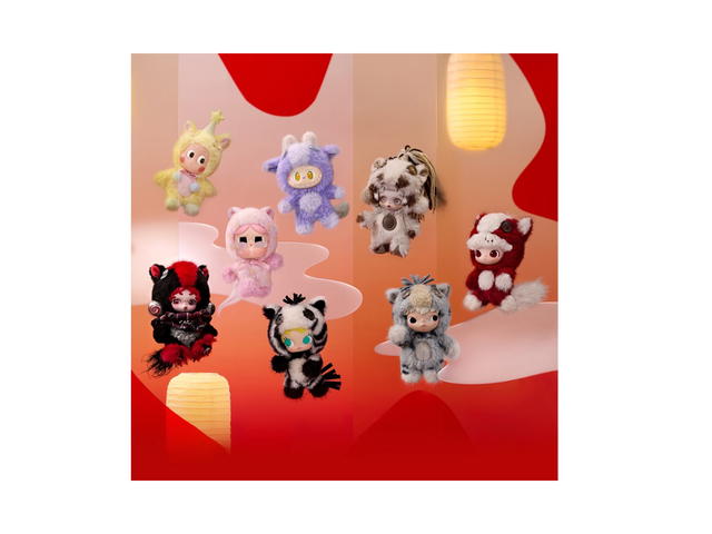 Pop Mart (เช็คการ์ด) Pop Mart Bright Future Have A Good Run Series Plush Pendant Blind Box - view 3