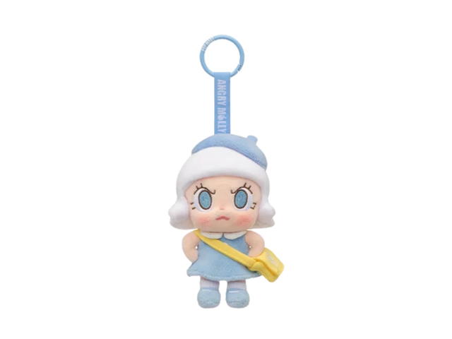 Pop Mart (เช็คการ์ด) Pop Mart Blue Fire (Super Secret Edition) Angry Molly Angry Energy Series Plush Pendant - view 1