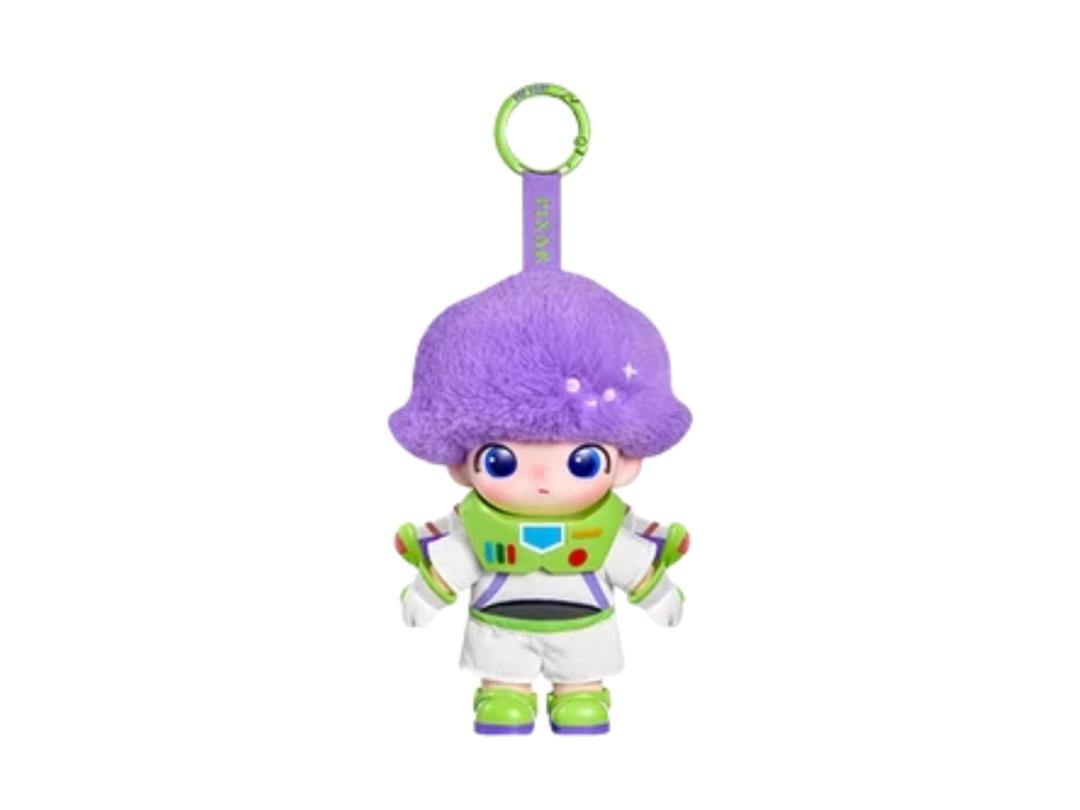 Pop Mart (เช็คการ์ด) Pop Mart Buzz Lightyear (Secret Edition) Dimoo World X Pixar Series- Vinyl Plush Pendant Blind Box