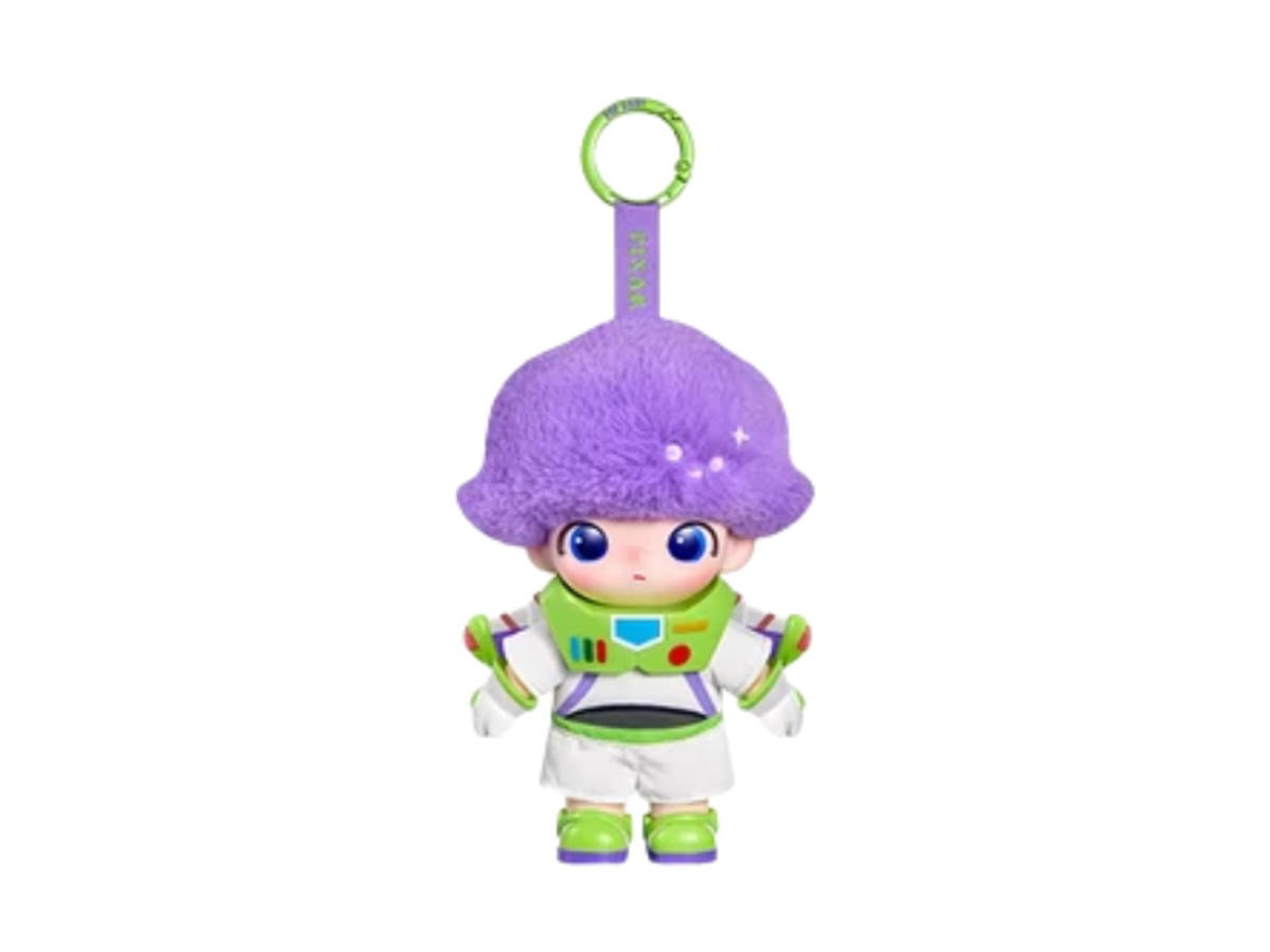Pop Mart (เช็คการ์ด) Pop Mart Buzz Lightyear (Secret Edition) Dimoo World X Pixar Series- Vinyl Plush Pendant Blind Box