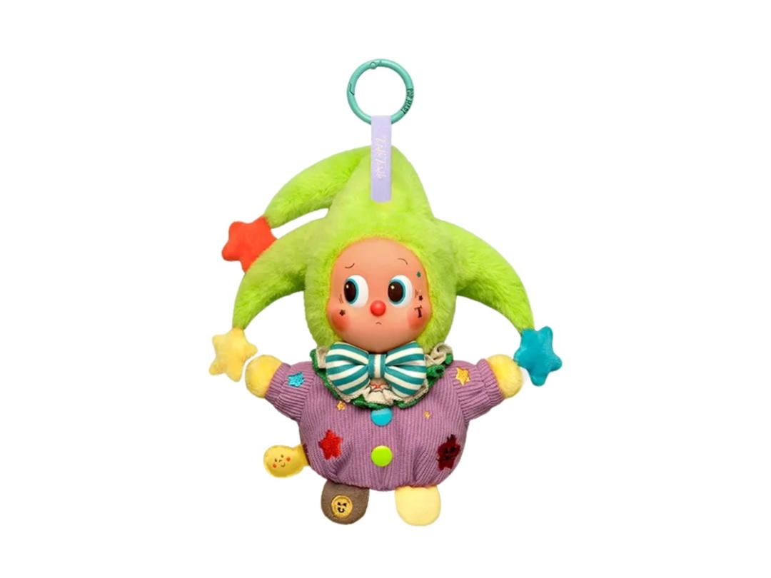 Pop Mart (เช็คการ์ด) Pop Mart Bubblegum (Secret Edition) Why So Serious Series-vinyl Plush Pendant Blind Box