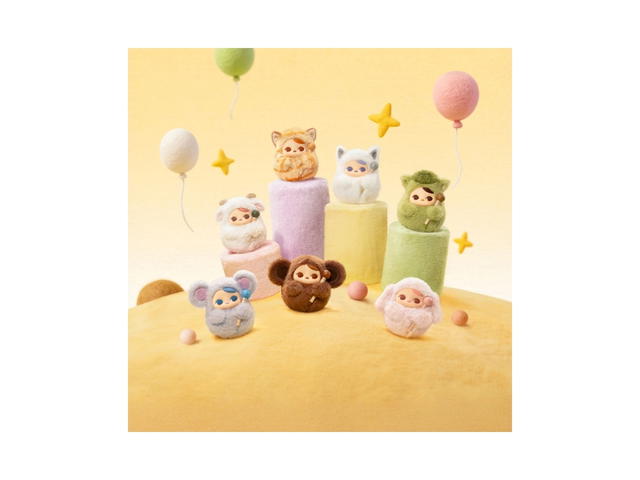Pop Mart (เช็คการ์ด) Pop Mart Cleverness +1 Pucky Tap Tap Babies Series-Vinyl Plush Pendant Blind Box - view 3