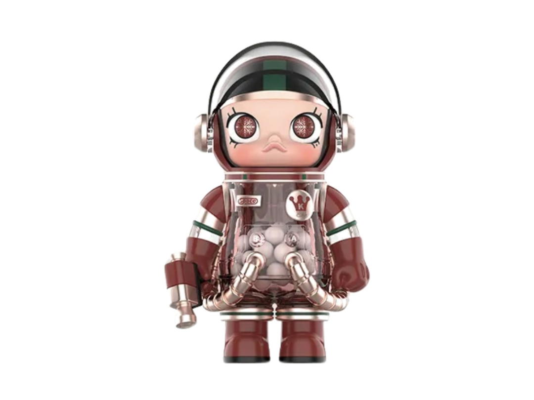 Pop Mart (เช็คการ์ด) Pop Mart Christmas 2024 (Regular) Mega Space Molly 100% Series4