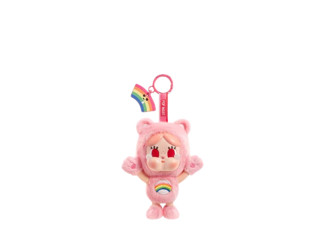 Pop Mart (เช็คการ์ด) Pop Mart Cheer Bear Crybaby X Care Bears Series - Vinyl Plush Pendant Blind Box - view 1