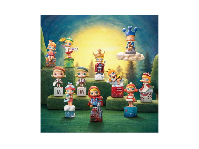 Pop Mart (เช็คการ์ด) Pop Mart Childhood Forest Molly Scenery Along The Way 20th Anniversary Series Figures - view 3