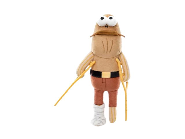 Pop Mart (เช็คการ์ด) Pop Mart Crutch Fish Residents of Bikini Bottom-Whimsical Plush Part2 - view 1