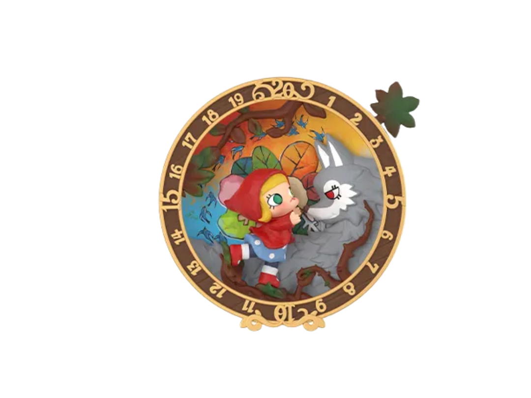 Pop Mart (เช็คการ์ด) Pop Mart Childhood Forest Wheel of Seasons MOLLY The Wheel of Time 20th Anniversary Series Figures