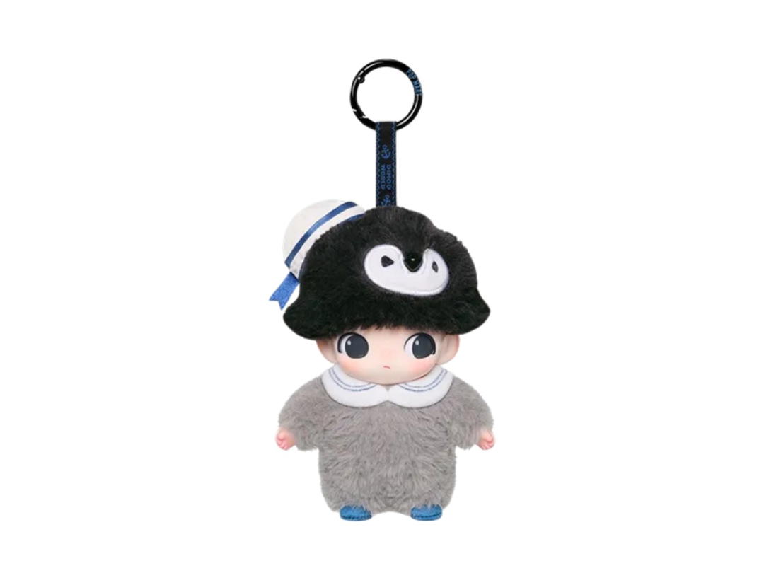 Pop Mart (เช็คการ์ด) Pop Mart Chubby Penguin DIMOO The Secret Theatre Club Series-Vinyl Plush Pendant Blind Box