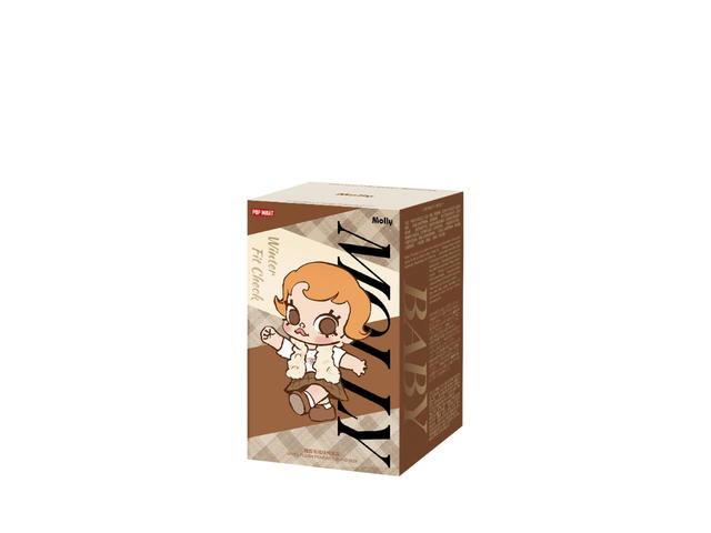 Pop Mart (เช็คการ์ด) Pop Mart Cute Rosy Cheek Baby Molly Winter Fit Check Series-Vinyl Plush Pendant Blind Box - view 2