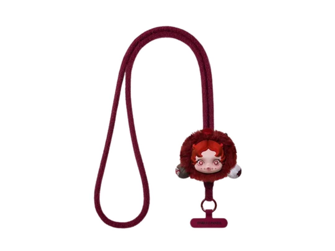 Pop Mart (เช็คการ์ด) Pop Mart Chomp Skullpanda You Found Me！ Series Phone Lanyard