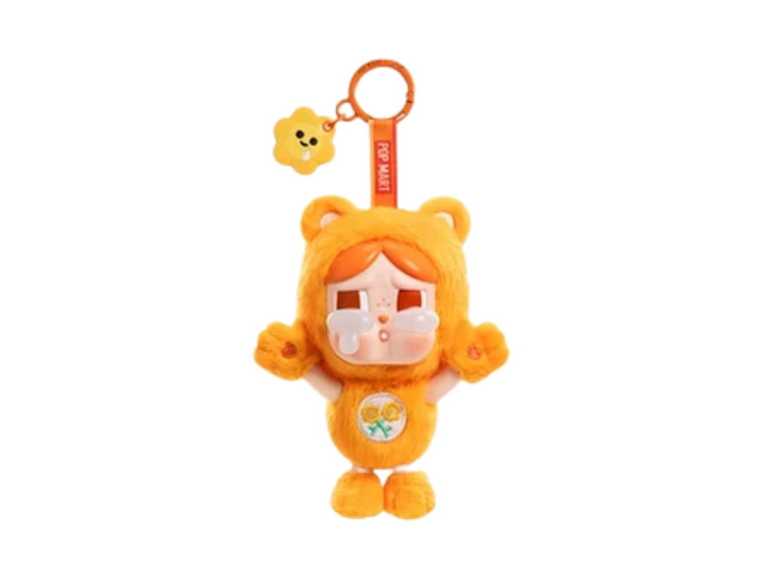 Pop Mart (เช็คการ์ด) Pop Mart CRYBABY X Friend Bear Crybaby X Care Bears Series - Vinyl Plush Pendant Blind Box
