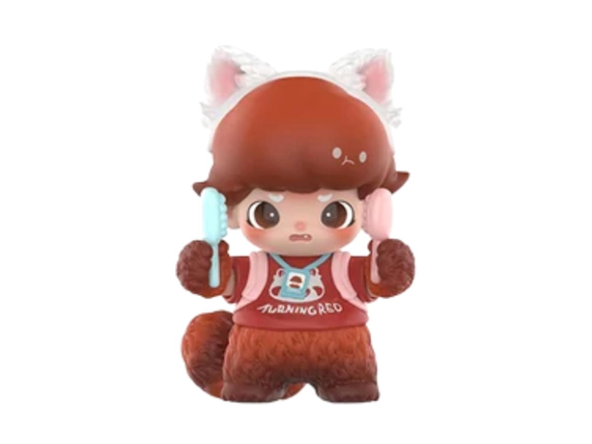 Pop Mart (เช็คการ์ด) Pop Mart Dimoo As Red Panda Mei Dimoo World X Pixar Series Figures