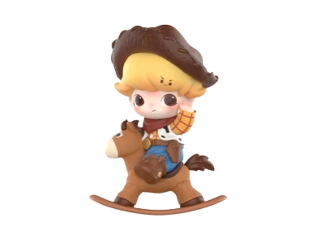 Pop Mart (เช็คการ์ด) Pop Mart Dimoo As Woody Dimoo World X Pixar Series Figures