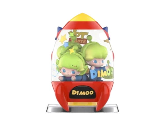 Pop Mart (เช็คการ์ด) Pop Mart Dimoo In Space Crane Dimoo World X Pixar Series Figures - view 1