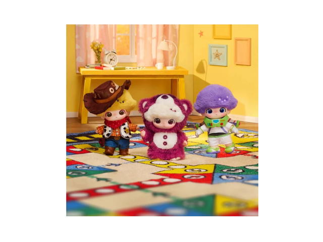 Pop Mart (เช็คการ์ด) Pop Mart Dash Parr Dimoo World X Pixar Series- Vinyl Plush Pendant Blind Box - view 3