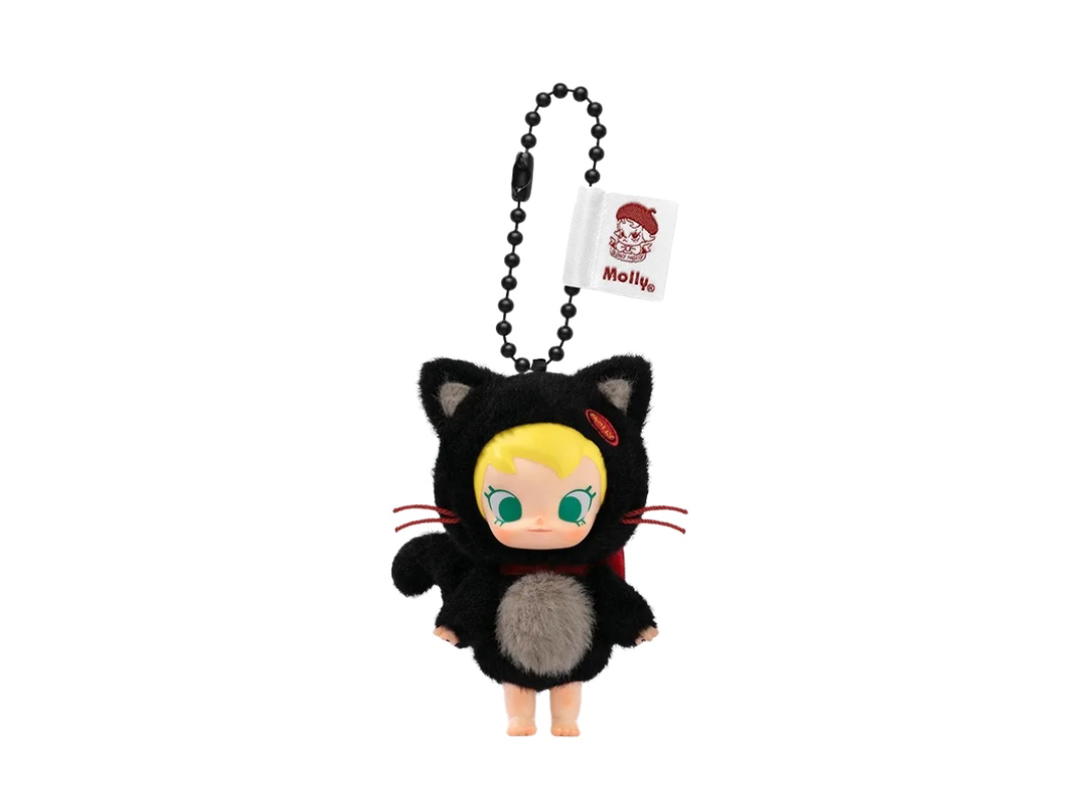 Pop Mart (เช็คการ์ด) Pop Mart Don't Mess With Me! (Secret Edition) Baby Molly Pocket Friends Series-Vinyl Plush Pendant Blind Box Multicolor