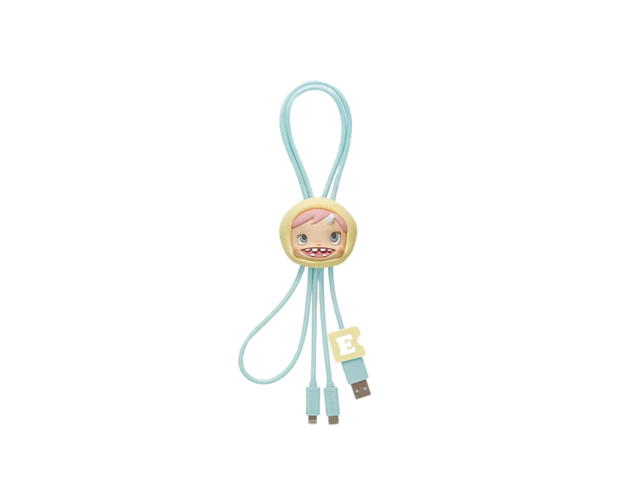 Pop Mart (เช็คการ์ด) Pop Mart Exciting Notes (Secret Edition) Hand In Hand Series-2 In 1 Cable Blind Box Multicolor - view 1