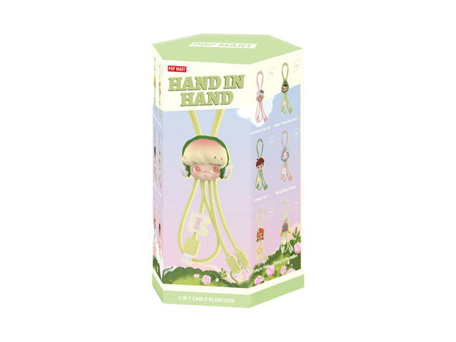 Pop Mart (เช็คการ์ด) Pop Mart Exciting Notes (Secret Edition) Hand In Hand Series-2 In 1 Cable Blind Box Multicolor - view 2