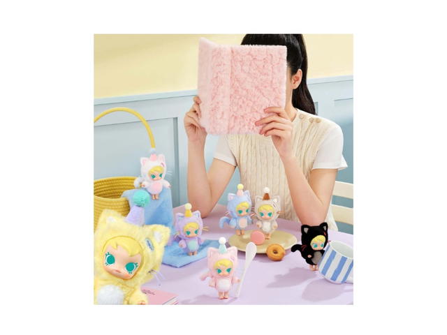 Pop Mart (เช็คการ์ด) Pop Mart Feeling Blue Baby Molly Pocket Friends Series-Vinyl Plush Pendant Blind Box Multicolor - view 3