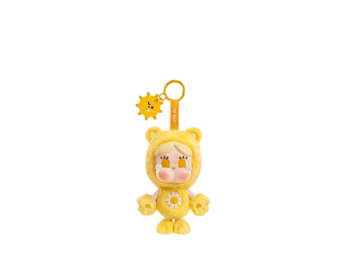 Pop Mart (เช็คการ์ด) Pop Mart Funshine Bear Crybaby X Care Bears Series - Vinyl Plush Pendant Blind Box