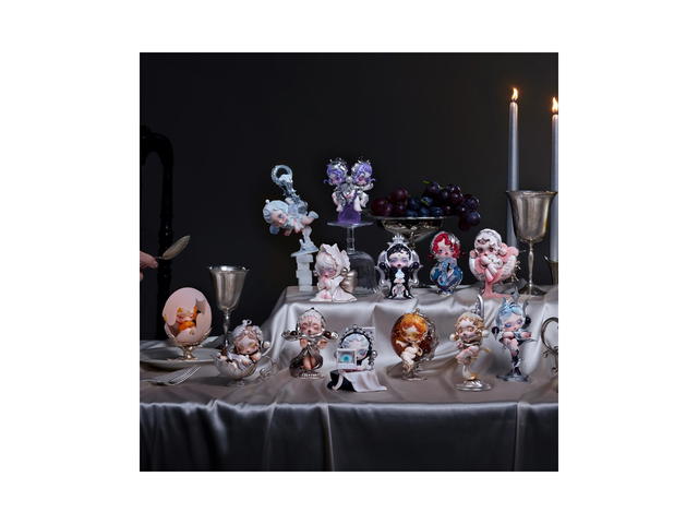 Pop Mart (เช็คการ์ด) Pop Mart Fine Dining (Secret Edition) Skullpanda The Feast Begins Series Figures - view 3