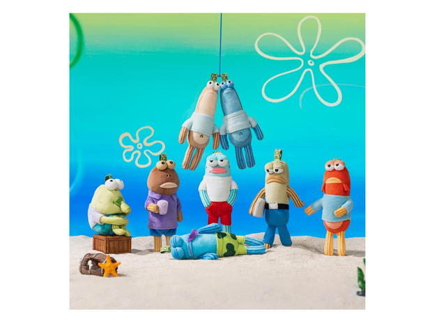 Pop Mart (เช็คการ์ด) Pop Mart Flat Fish Bikini Bottom Buddies - Whimsical Plush Multicolor - view 3