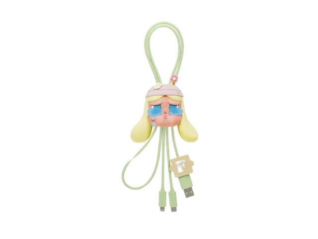 Pop Mart (เช็คการ์ด) Pop Mart Falling For The Bloom Hand In Hand Series-2 In 1 Cable Blind Box Multicolor - view 1