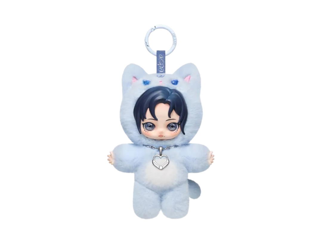 Pop Mart (เช็คการ์ด) Pop Mart Fluffy Karangi Karina Ver. aespa Fluffy Club Series Vinyl Plush Doll Pendant