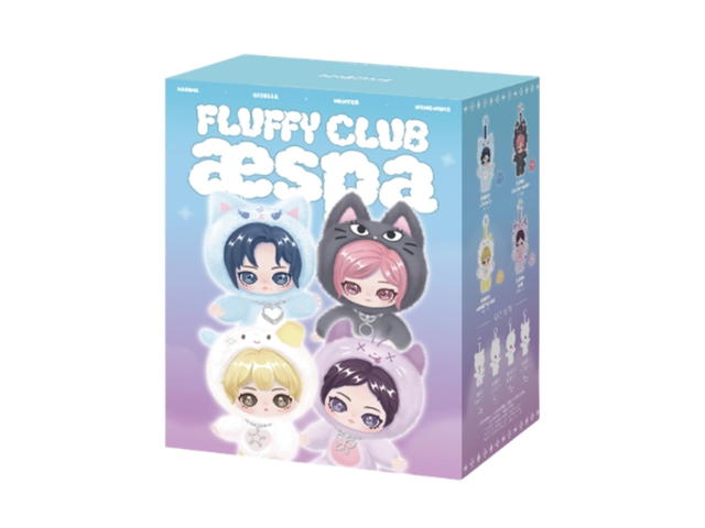 Pop Mart (เช็คการ์ด) Pop Mart Fluffy Karangi Karina Ver. aespa Fluffy Club Series Vinyl Plush Doll Pendant - view 2