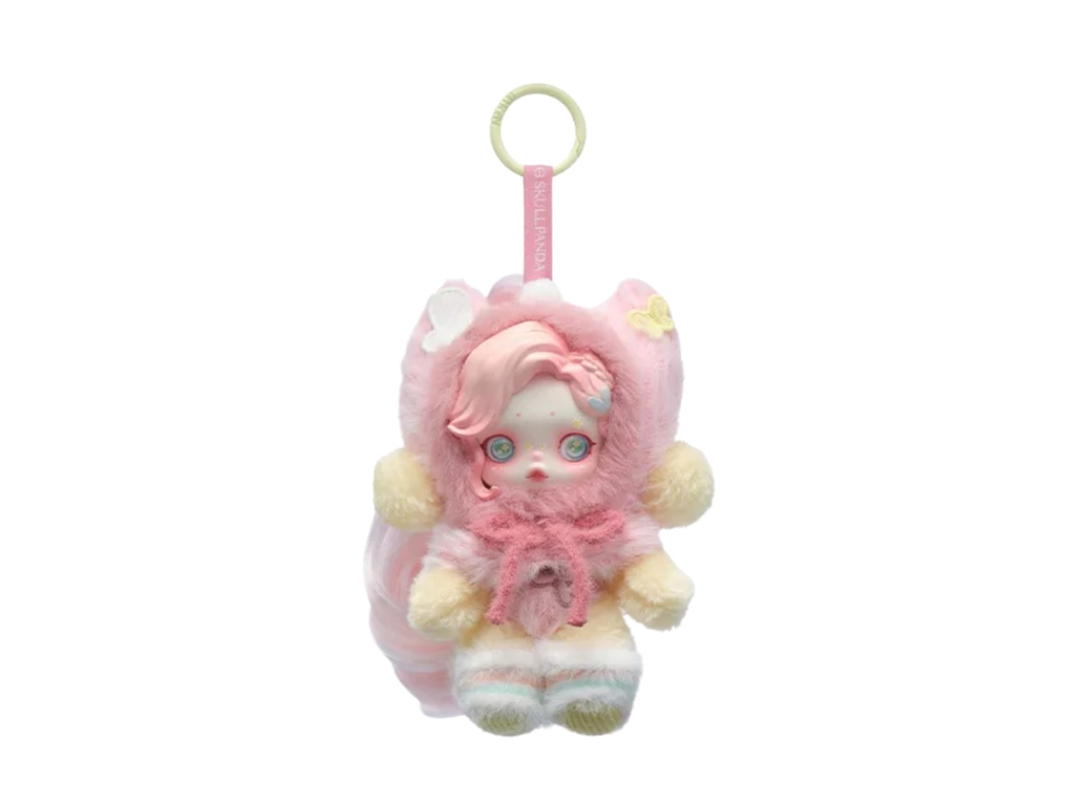Pop Mart (เช็คการ์ด) Pop Mart Fluttershy Skullpanda × My Little Pony Series Plush Doll Pendant