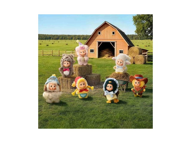 Pop Mart (เช็คการ์ด) Pop Mart Fearless Pumpkin Twinkle Twinkle Farm Tales Series-Vinyl Plush Pendant Blind Box - view 3