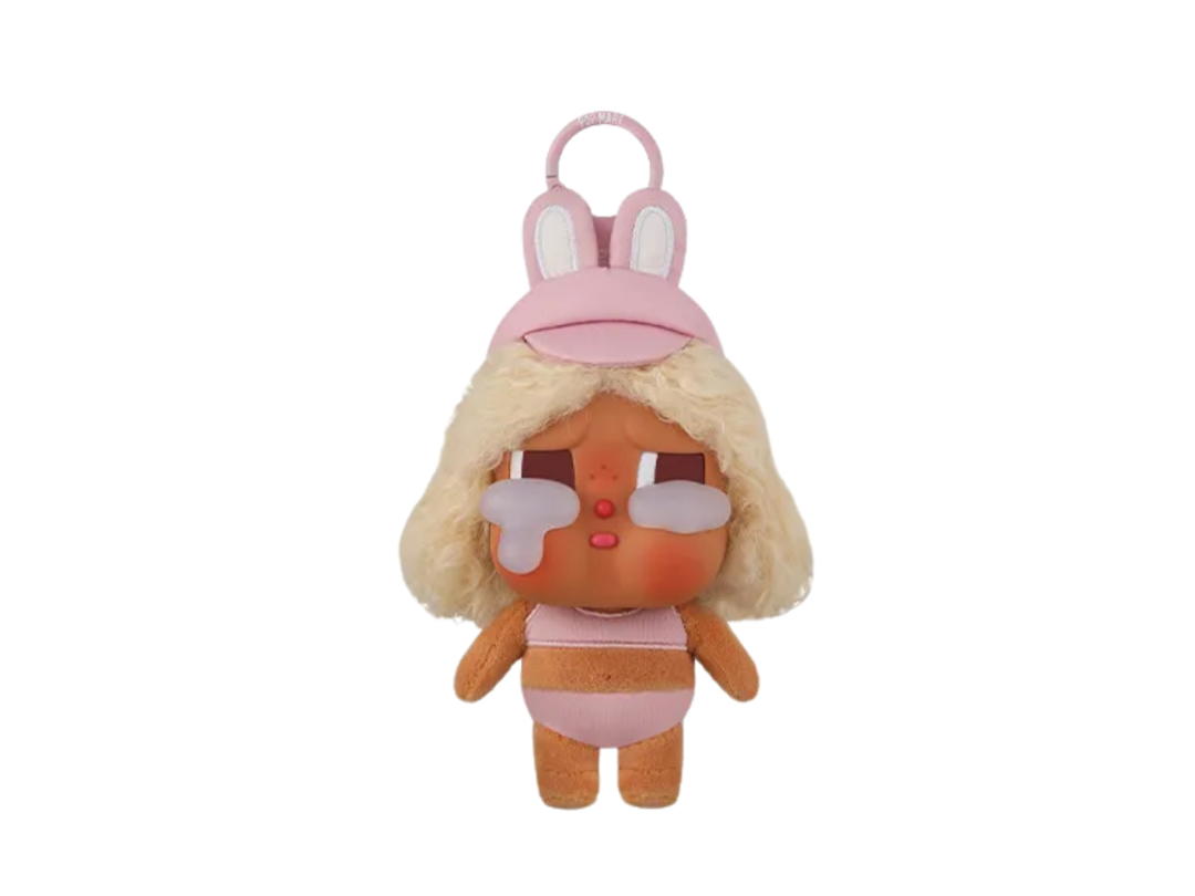 Pop Mart (เช็คการ์ด) Pop Mart Full Sail Crybaby Vacation Mode On Series-Vinyl Plush Pendant Blind Box