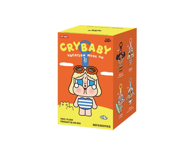 Pop Mart (เช็คการ์ด) Pop Mart Full Sail Crybaby Vacation Mode On Series-Vinyl Plush Pendant Blind Box - view 2