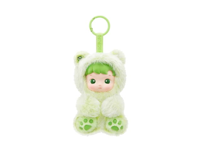 Pop Mart (เช็คการ์ด) Pop Mart Greeen Apple Flavor Hacipupu Gummy Bear Series-Vinyl Plush Pendant Blind Box Single Box - view 1