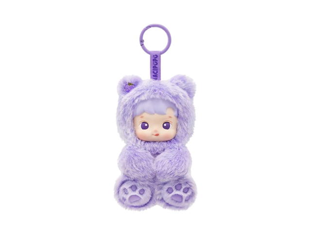 Pop Mart (เช็คการ์ด) Pop Mart Grape Flavor Hacipupu Gummy Bear Series-Vinyl Plush Pendant Blind Box Single Box - view 1